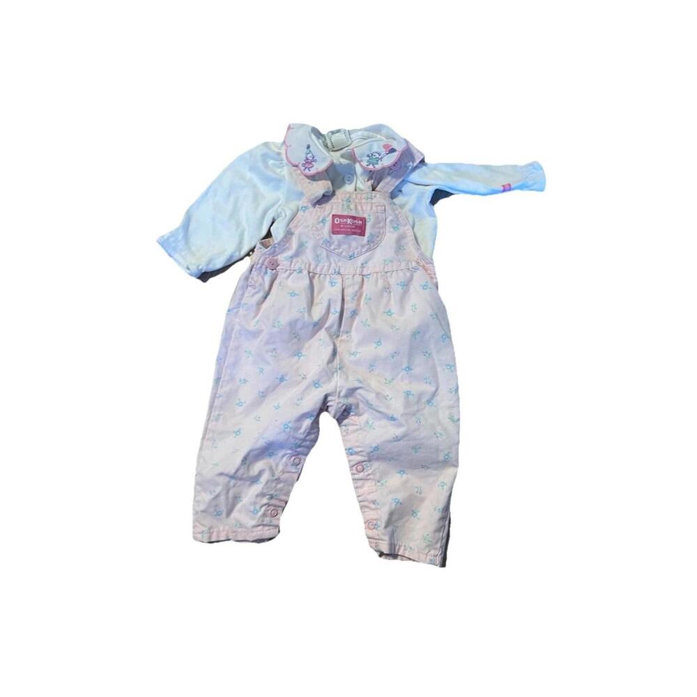 VTG‎ 90’s Oshkosh Vestbak Overall Set 6-9 Month. H93